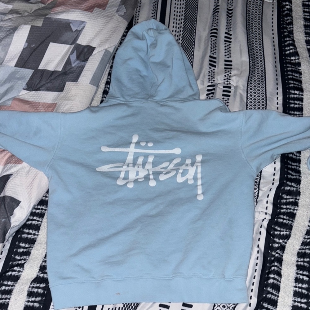 Stüssy Light Blue Hoodie